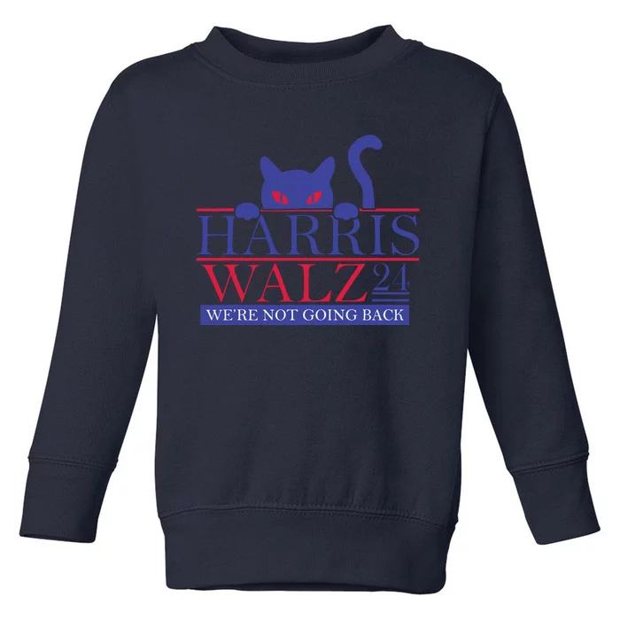 Harris Waltz 2024 Election Kamala Harris Tim Waltz 2024 Toddler Sweatshirt