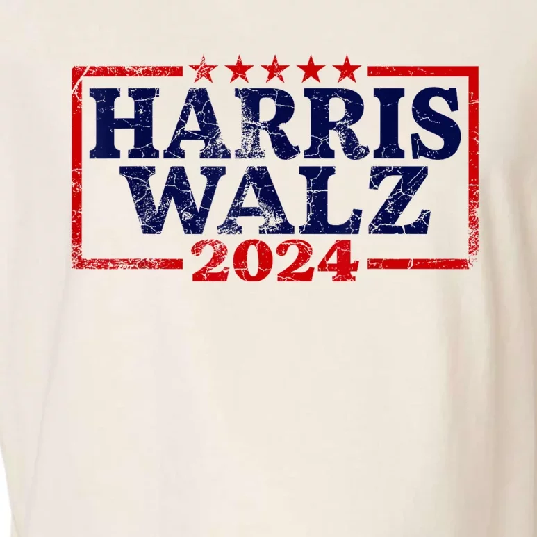 Harris Waltz 2024 Election Kamala Harris Tim Waltz 2024 Garment-Dyed Women's Muscle Tee