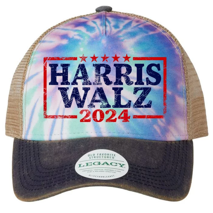 Harris Waltz 2024 Election Kamala Harris Tim Waltz 2024 Legacy Tie Dye Trucker Hat