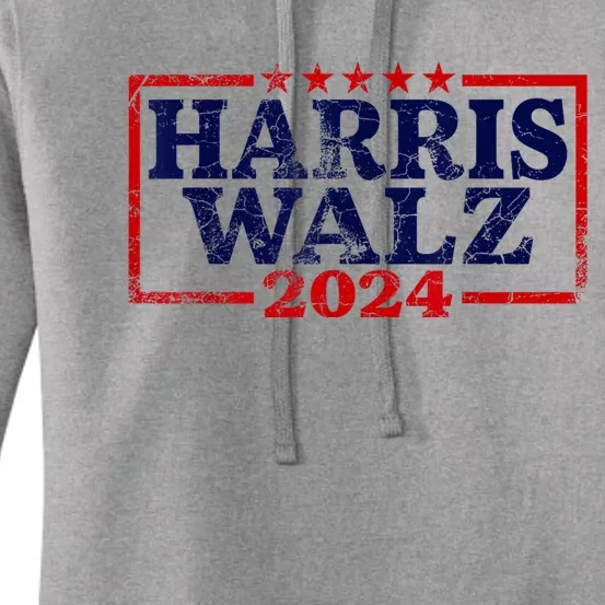 Harris Waltz 2024 Election Kamala Harris Tim Waltz 2024 Women's Pullover Hoodie