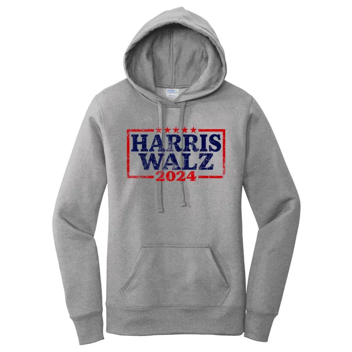 Harris Waltz 2024 Election Kamala Harris Tim Waltz 2024 Women's Pullover Hoodie