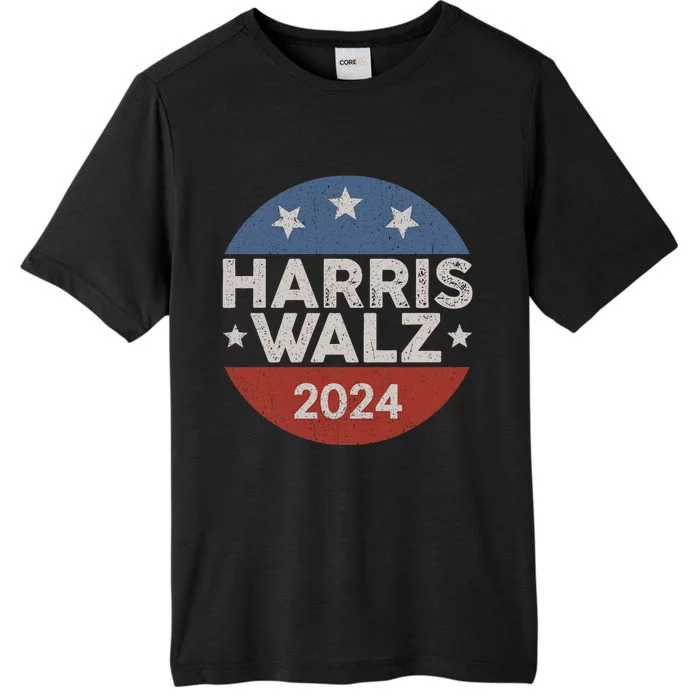 Harris Waltz 2024 Election Kamala Harris Tim Waltz 2024 ChromaSoft Performance T-Shirt