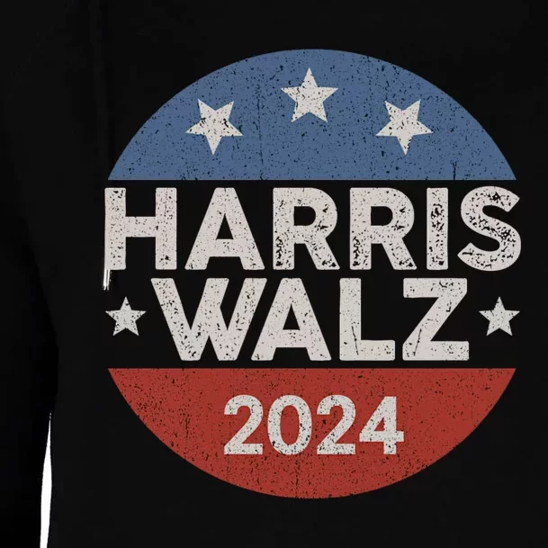 Harris Waltz 2024 Election Kamala Harris Tim Waltz 2024 Womens Funnel Neck Pullover Hood