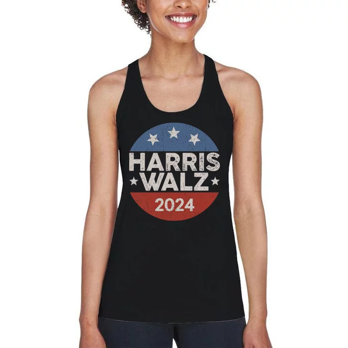 Harris Waltz 2024 Election Kamala Harris Tim Waltz 2024 Women's Racerback Tank