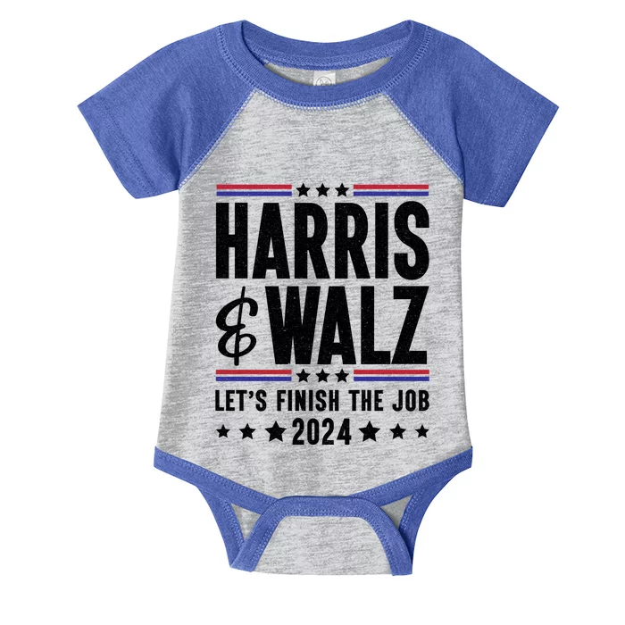 Harris Walz 2024 Infant Baby Jersey Bodysuit