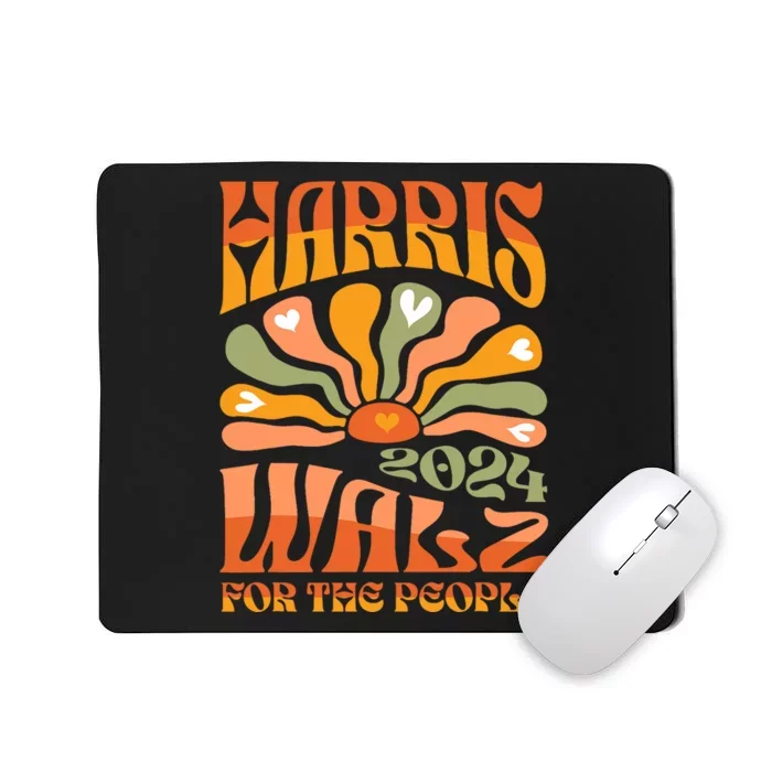 Harris Walz 2024 Election President Kamala Harris Tim Waltz Mousepad