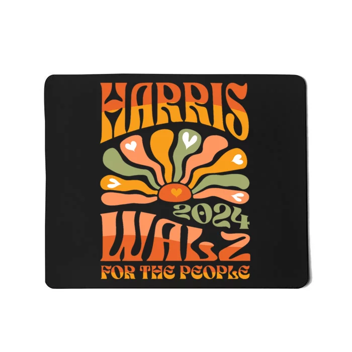 Harris Walz 2024 Election President Kamala Harris Tim Waltz Mousepad