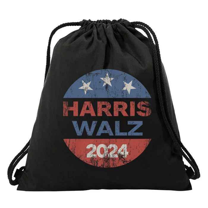 Harris Walz 2024 Election Kamala Harris Tim Waltz 2024 Drawstring Bag