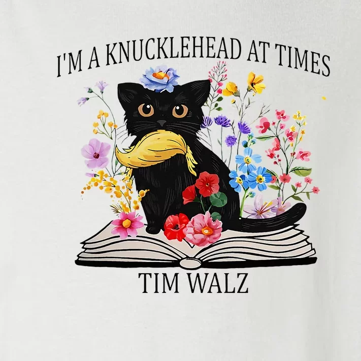 Harris Walz 2024 IM A Knucklehead At Times Tim Walz Quote Toddler Long Sleeve Shirt