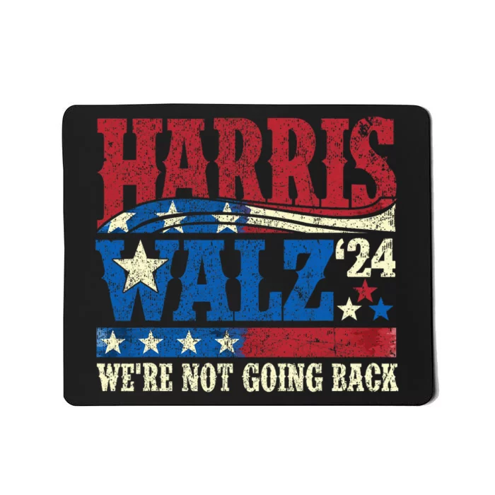 Harris Walz 2024 Kamala Harris 2024 Tim Walz 2024 Usa Flag Mousepad