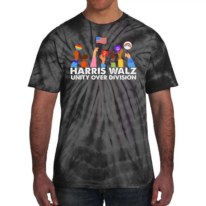 Harris Waltz 2024 Unity Over Division Tie-Dye T-Shirt