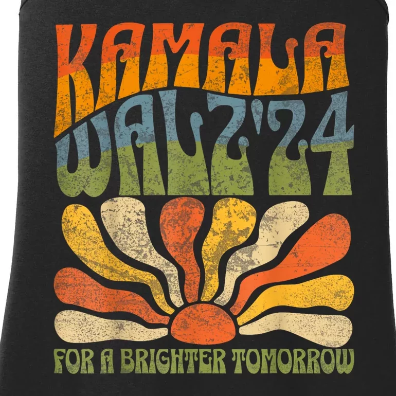 Harris Waltz 2024 Election Kamala Harris Tim Waltz 2024 Ladies Essential Tank