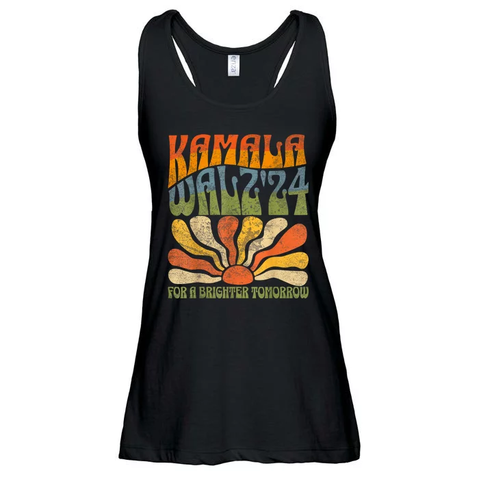 Harris Waltz 2024 Election Kamala Harris Tim Waltz 2024 Ladies Essential Flowy Tank