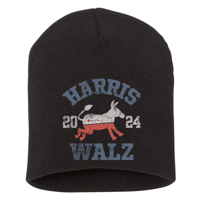 Harris Waltz 2024 Election Kamala Harris Tim Waltz 2024 Short Acrylic Beanie