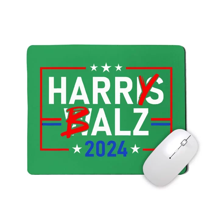 Harris Walz 24 Harry Balz 2024 Meme Democratics Vote Mousepad