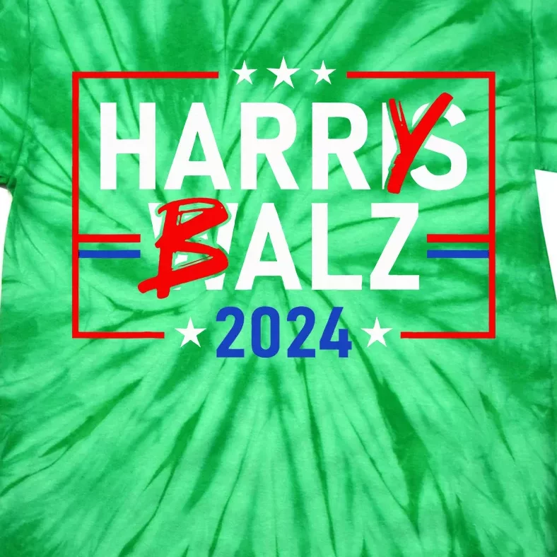 Harris Walz 24 Harry Balz 2024 Meme Democratics Vote Tie-Dye T-Shirt