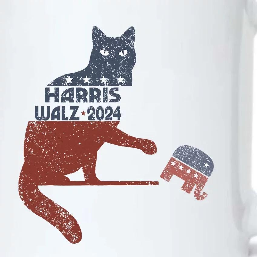 Harris Waltz 2024 Vp President Election Black Color Changing Mug