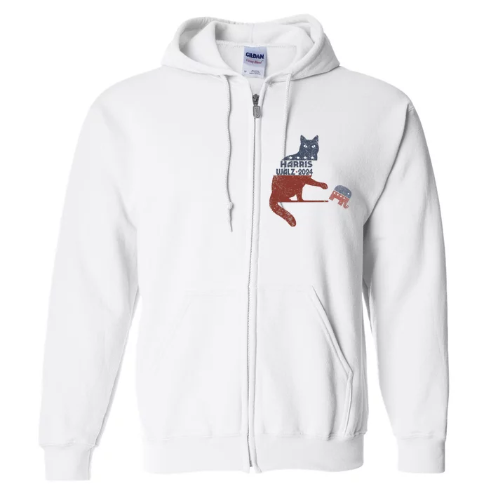 Harris Waltz 2024 Vp President Election Full Zip Hoodie