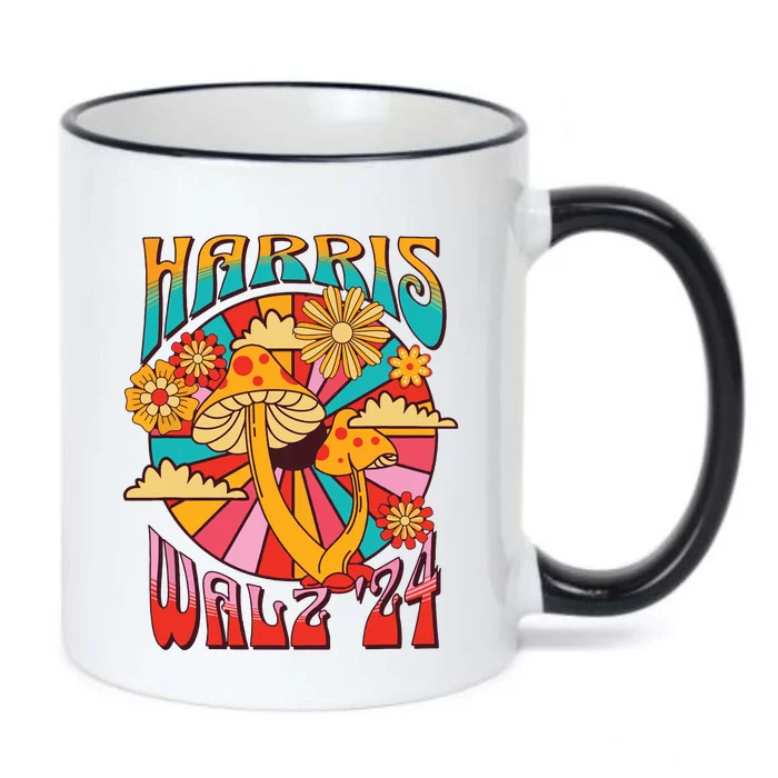 Harris Walz 24 Black Color Changing Mug