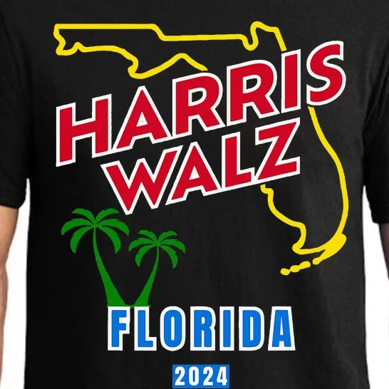 Harris Walz 2024 Florida Pajama Set