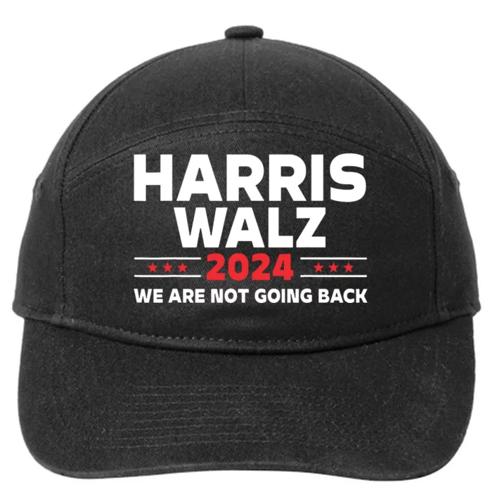 Harris Walz 2024 Kamala Harris 2024 Tim Walz 2024 7-Panel Snapback Hat