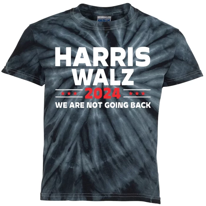 Harris Walz 2024 Kamala Harris 2024 Tim Walz 2024 Kids Tie-Dye T-Shirt