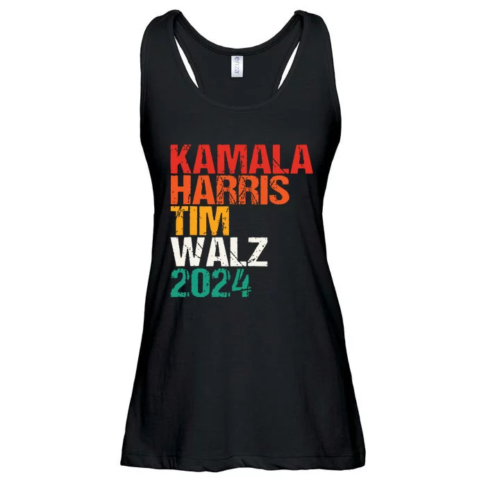 Harris Walz 2024 Kamala Harris Tim Walz Waltz Vintage Ladies Essential Flowy Tank