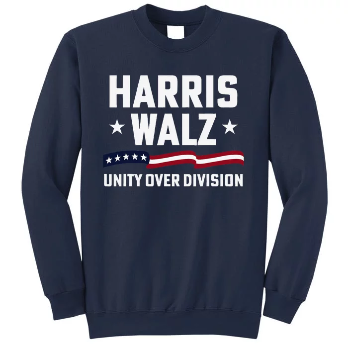 Harris Waltz 2024 Unity Over Division 2024 Usa Flag Election Sweatshirt