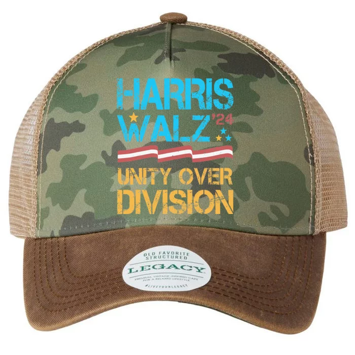 Harris Waltz 2024 Unity Over Division Legacy Tie Dye Trucker Hat