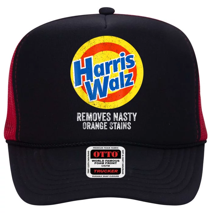 Harris Waltz 2024 Election Kamala Harris Tim Waltz 2024 High Crown Mesh Trucker Hat