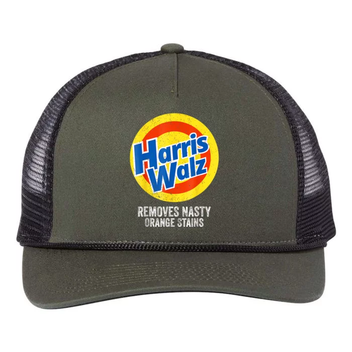 Harris Waltz 2024 Election Kamala Harris Tim Waltz 2024 Retro Rope Trucker Hat Cap