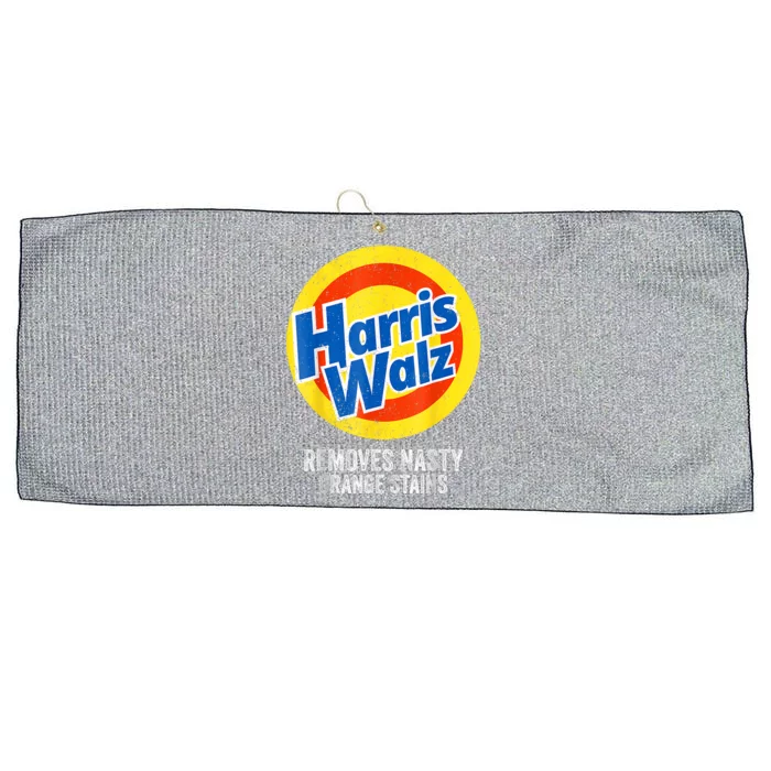 Harris Waltz 2024 Election Kamala Harris Tim Waltz 2024 Large Microfiber Waffle Golf Towel