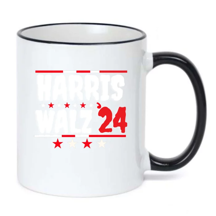 Harris Walz 2024 Black Color Changing Mug