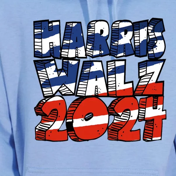 Harris Walz 2024 Unisex Surf Hoodie