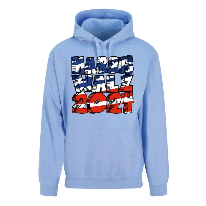 Harris Walz 2024 Unisex Surf Hoodie