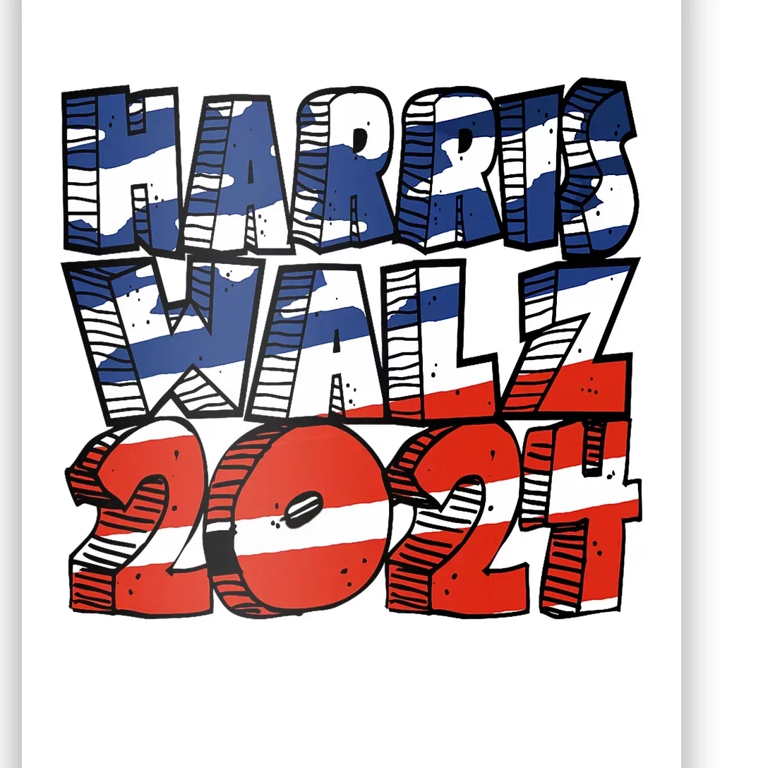 Harris Walz 2024 Poster