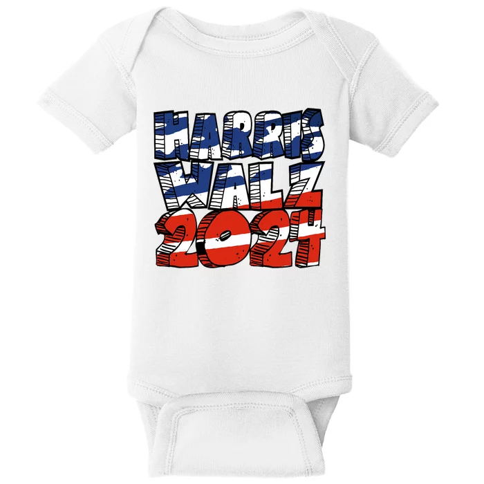 Harris Walz 2024 Baby Bodysuit