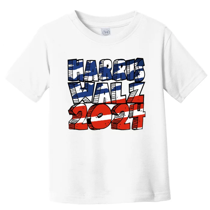 Harris Walz 2024 Toddler T-Shirt