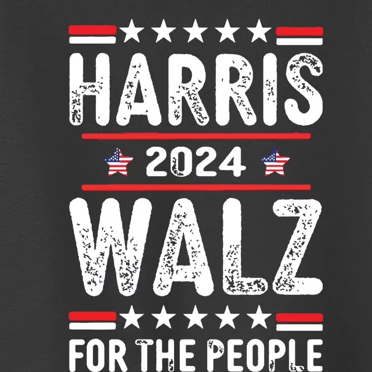 Harris Walz 2024 For The People Toddler T-Shirt