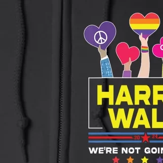 Harris Waltz 2024 Election Kamala Harris Tim Walz Waltz Full Zip Hoodie