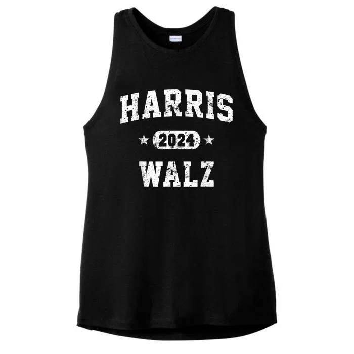 Harris Waltz 2024 Team Harris Walz 2024 Ladies Tri-Blend Wicking Tank