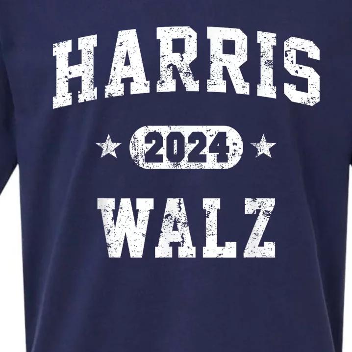 Harris Waltz 2024 Team Harris Walz 2024 Sueded Cloud Jersey T-Shirt