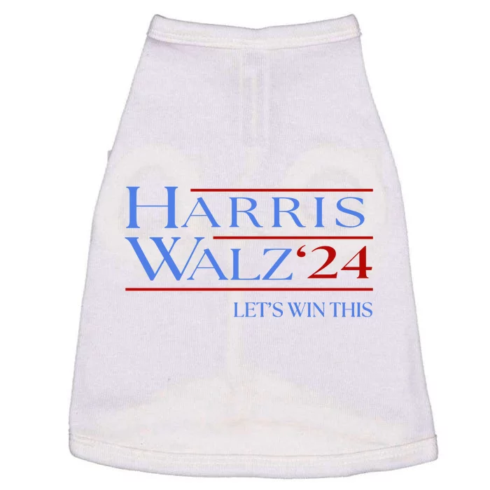 Harris Walz 2024 LetS Win This Doggie Tank