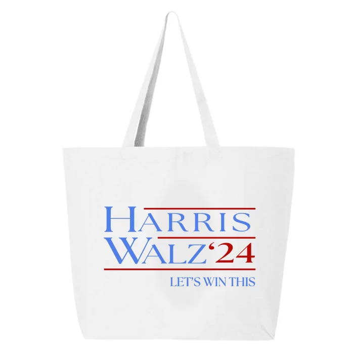 Harris Walz 2024 LetS Win This 25L Jumbo Tote