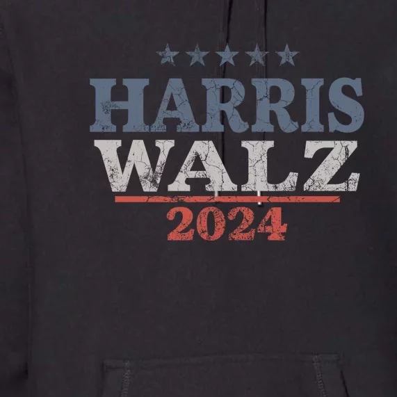 Harris Waltz 2024 Election Kamala Harris Premium Hoodie