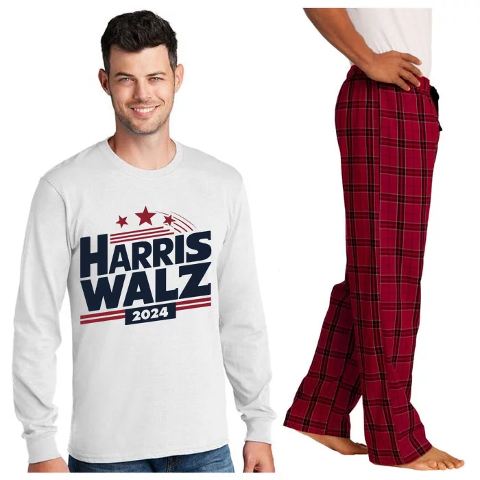 Harris Walz 2024 Long Sleeve Pajama Set