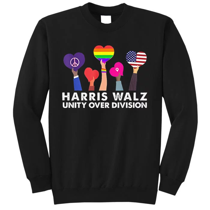 Harris Waltz 2024 Unity Over Division Tall Sweatshirt