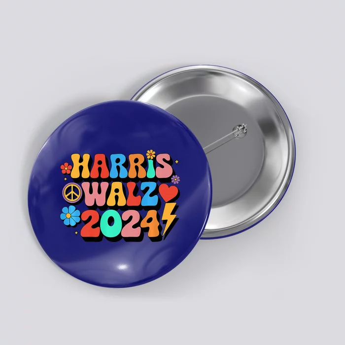 Harris Walz 2024 Vote Kamala Harris Tim Waltz Retro Groovy Premium