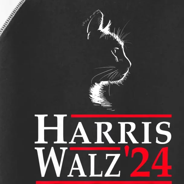 Harris Waltz 2024 Election Kamala Harris Tim Waltz 2024 Toddler Fine Jersey T-Shirt