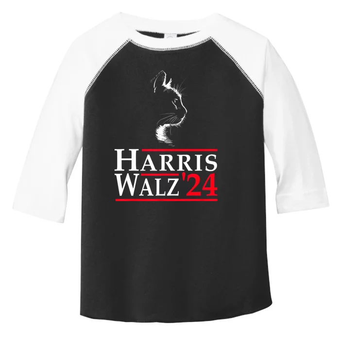 Harris Waltz 2024 Election Kamala Harris Tim Waltz 2024 Toddler Fine Jersey T-Shirt